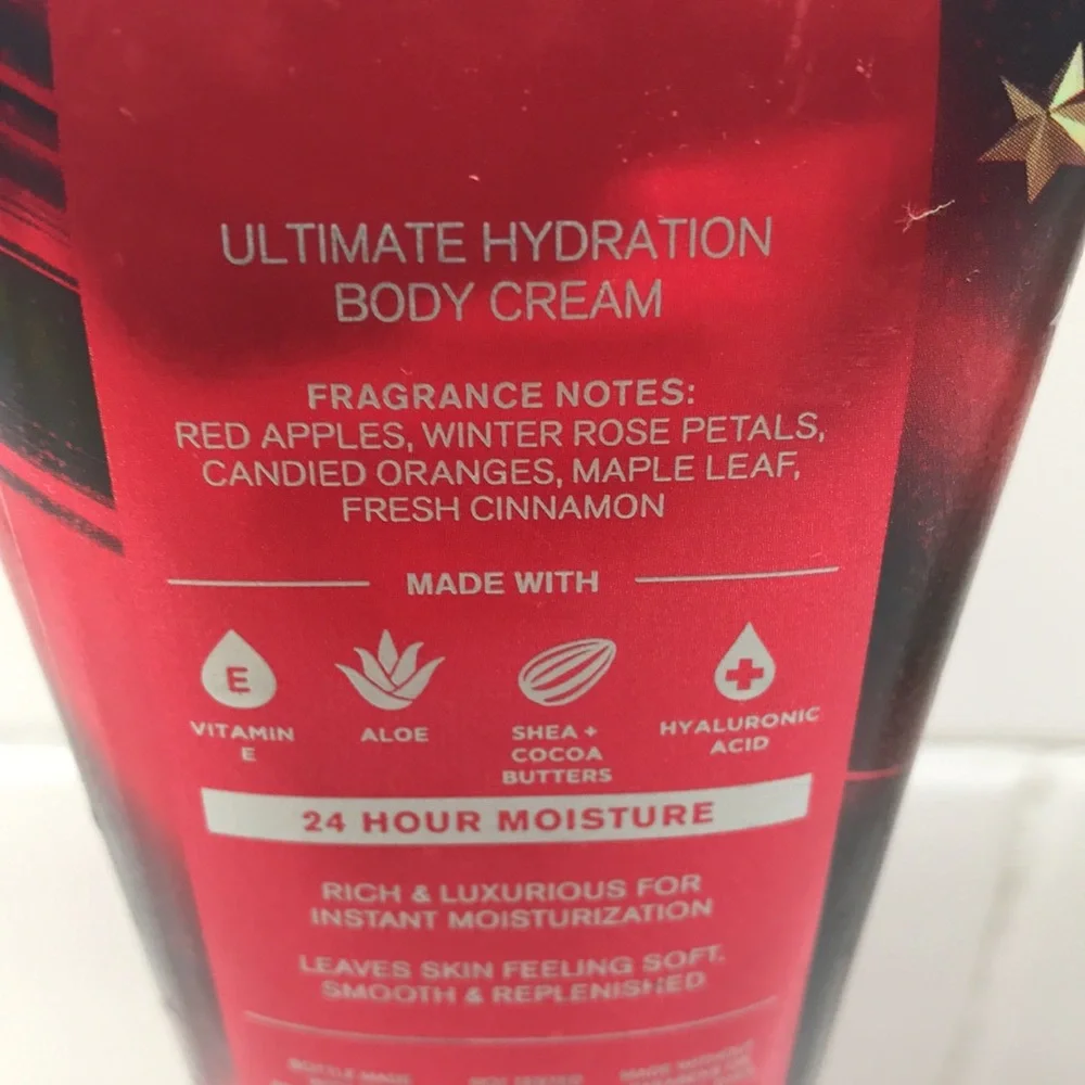 NWT!BBW Winter Candy Apple Ultimate Hydrating Body Cream